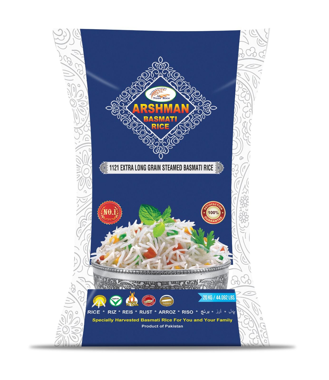 35% OFF. ORGANIC 1121 Extra Long Grain Steamed Basmati Rice.
