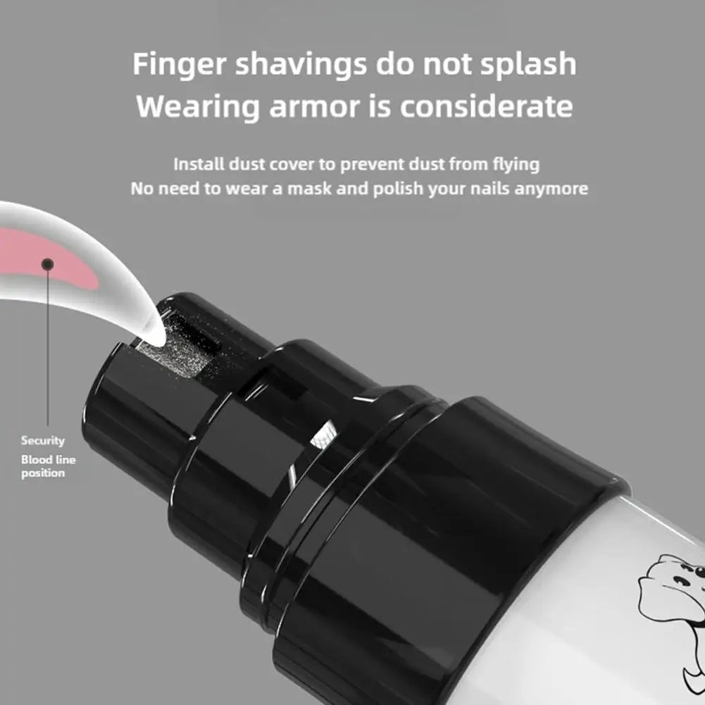 Electric Pet Nail Clipper USB Charging Dog Nail Grinder Portable Puppy Cat Nails Pet Grooming Tools For Small Medium Large Dogs